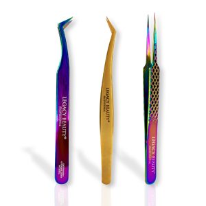 Straight Isolator/Pointed-Shaped/Volume Tweezer- 3 pcs Bundle